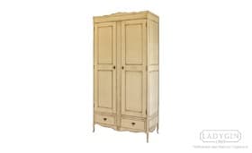 Платяной двустворчатый шкаф из дерева для ванной в стиле прованс на заказ - 24