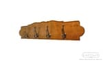 Деревянная настенная вешалка для одежды с крючками и полкой в стиле прованс на заказ - 25