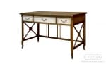 Массивный деревянный винтажный письменный стол с 3 ящиками в стиле прованс на заказ - 20