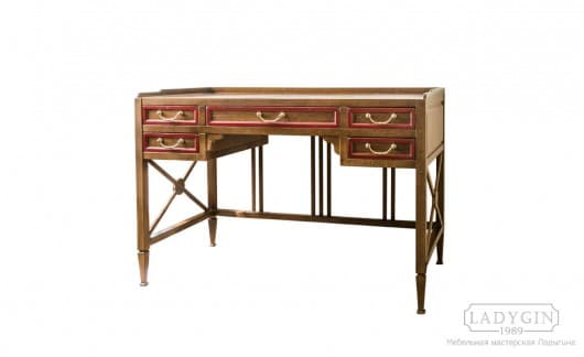 Деревянный письменный стол в классическом французском стиле на заказ - 3