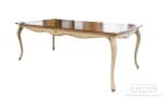 Деревянный винтажный кухонный стол с ящиком в классическом стиле на заказ - 23