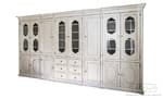 Деревянный платяной четырехстворчатый шкаф с зеркалами в стиле прованс на заказ - 25