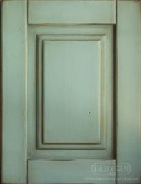 Открытая невысокая деревянная витрина в стиле прованс на заказ - 74
