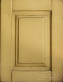 Закрытая деревянная витрина со стеклянными дверцами в стиле Прованс на заказ - 72