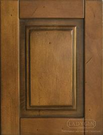 Деревянный платяной двухстворчатый шкаф в классическом стиле на заказ - 80